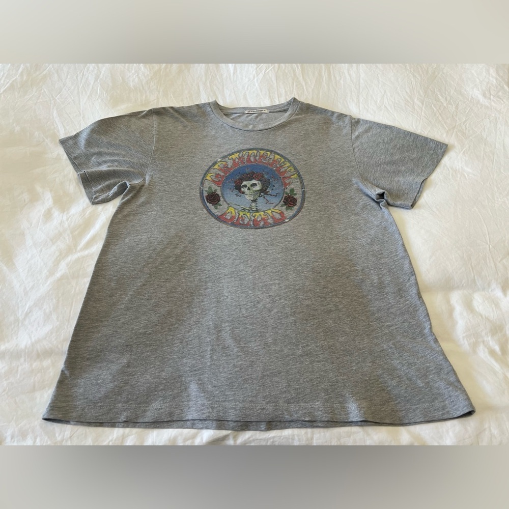 Peleton x Grateful Dead | Men’s SZ M | Gray Skull Rose Bertha Short Sleeve Tee